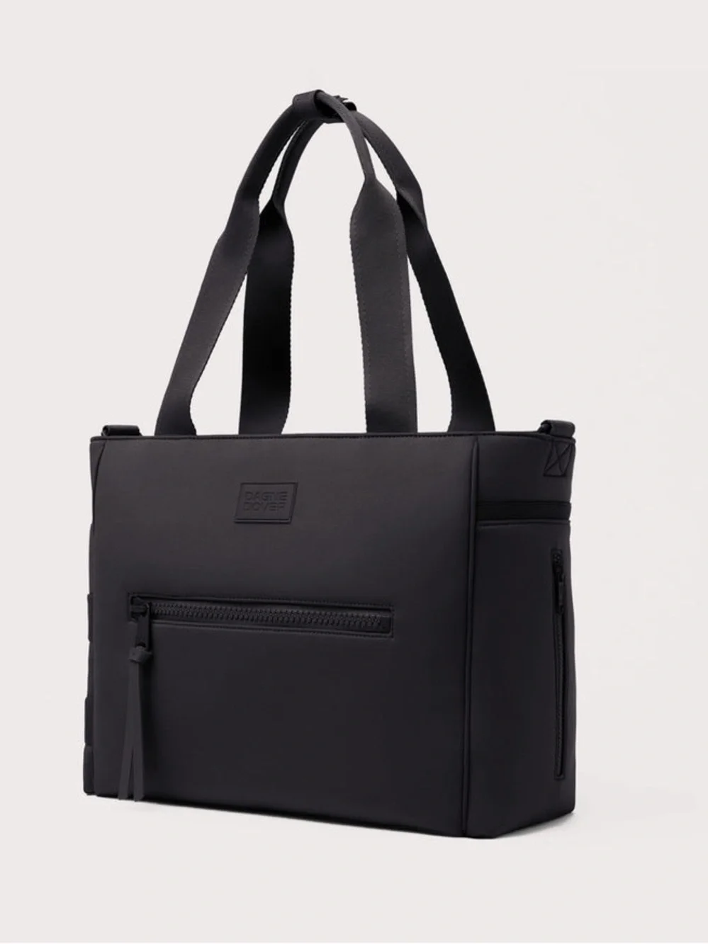 Dagne Dover Onyx Black Neoprene Diaper Tote
